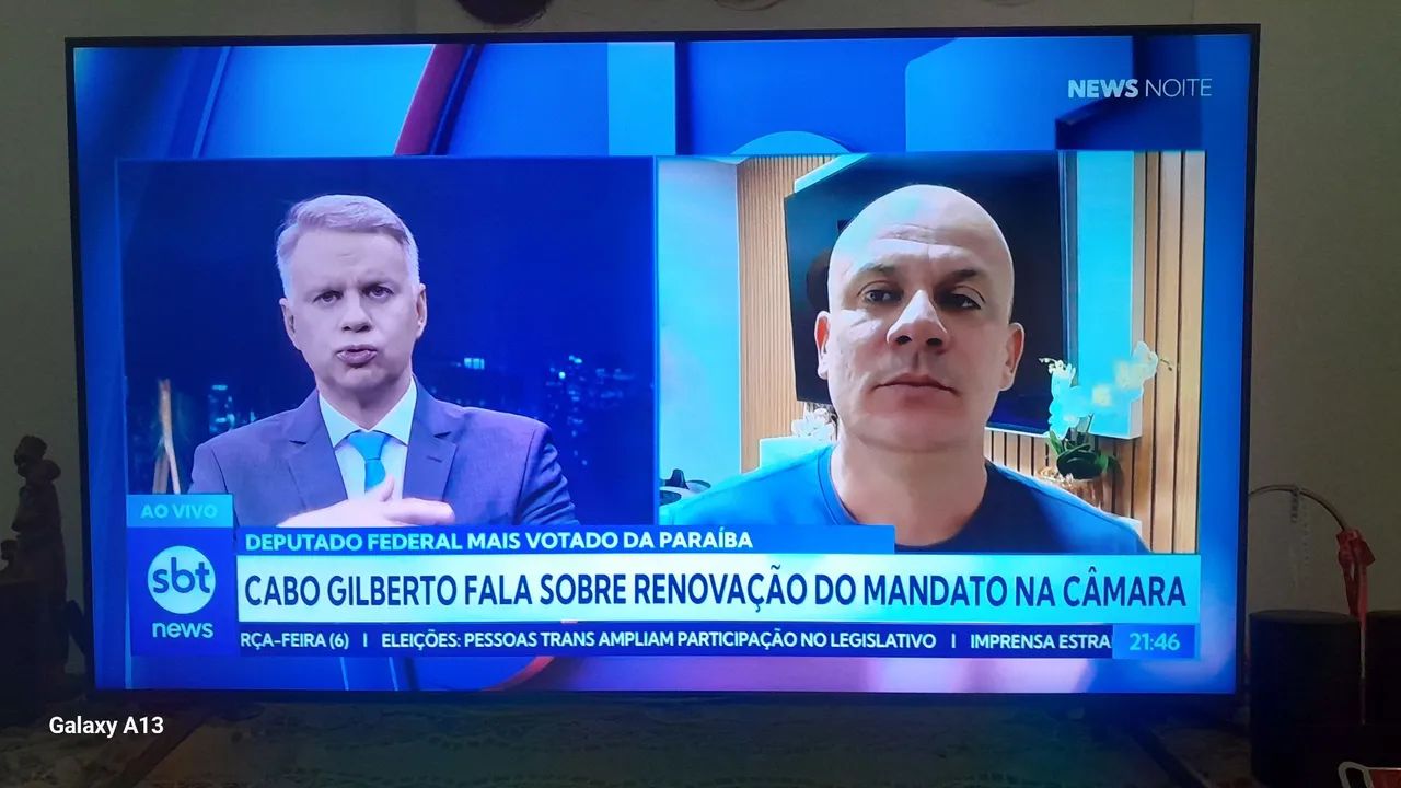 Tv Samsung 55 polegadas  funcionando perfeitamente pouco tempo de uso 