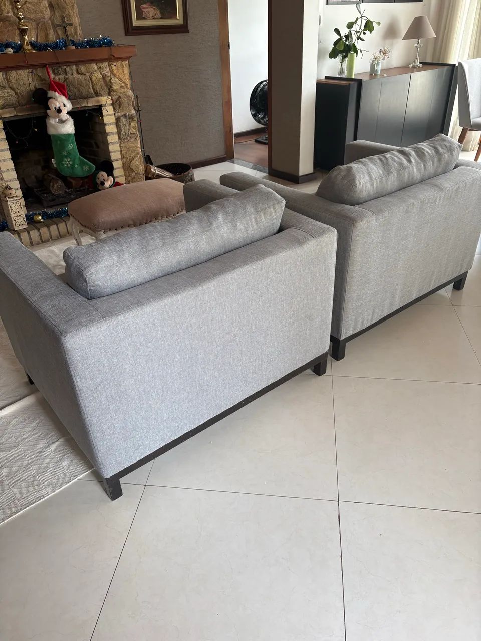 Conjunto de poltronas de linho Apolo - Foto 3