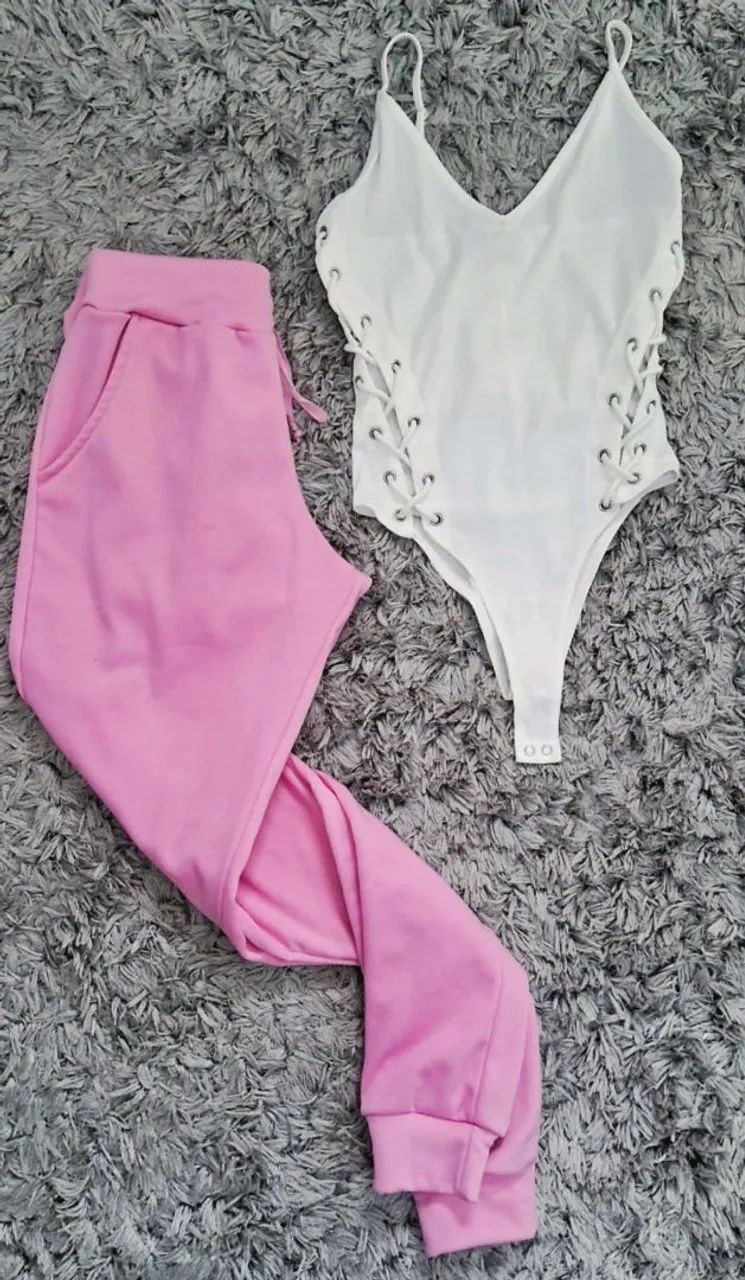 Calça joguer  e body Forever  21 tam P  - Foto 2