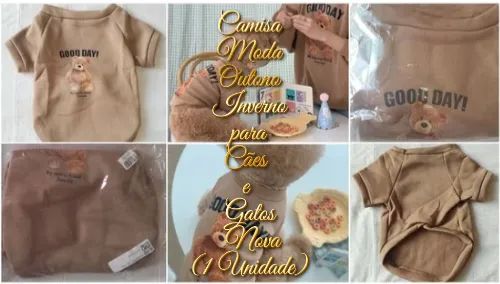 Camisa para Cães e Gatos