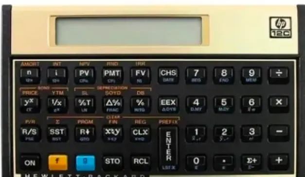 Calculadora HP12C financeira