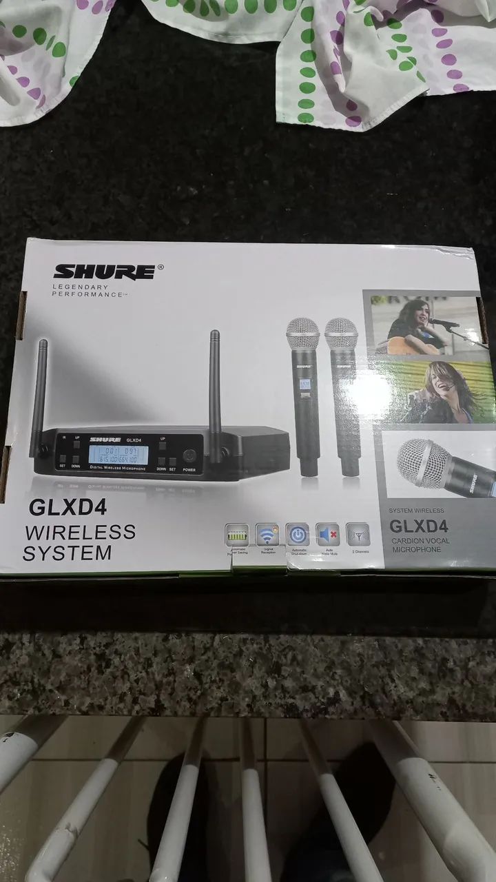 Microfone Shure sem fio  - Foto 4