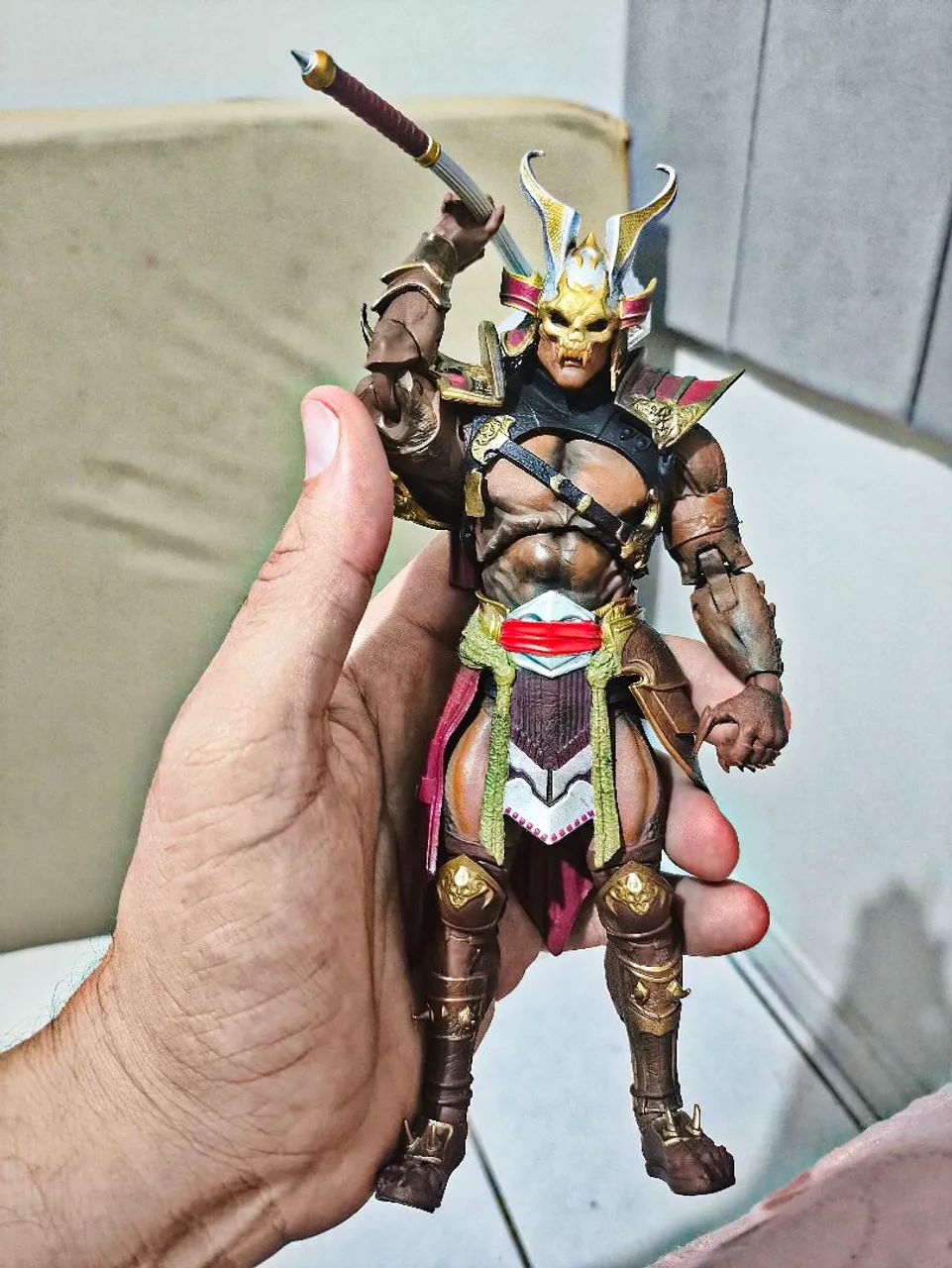 Shao Kahn Mcfarlane C/Upgrade de Pintura  - Foto 2