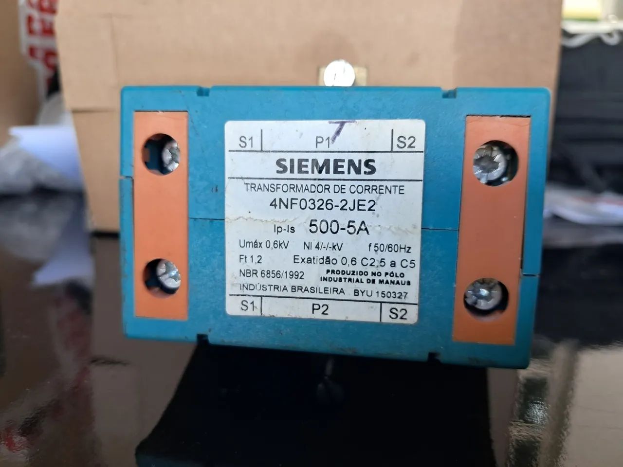 Transformador de corrente TC - Siemens 500-5A