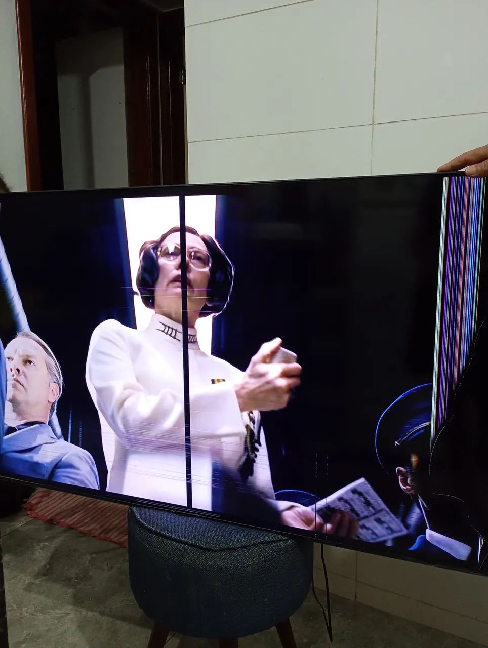 Tv Samsung 55 com display queimado!!! - Foto 2