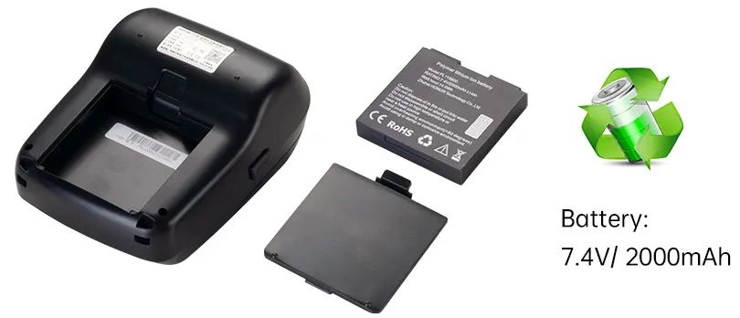 Impressora térmica 80mm Bluetooth Portátil Sem fio - Produto novo - Foto 4