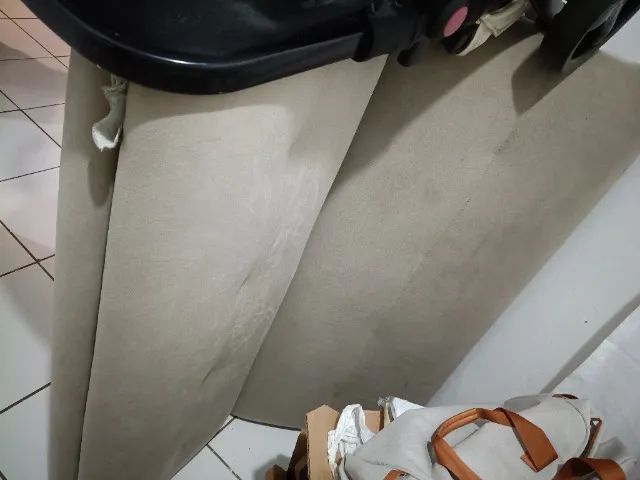 Sofá cama usado R$500,00 ( Tecido suede) - Foto 3