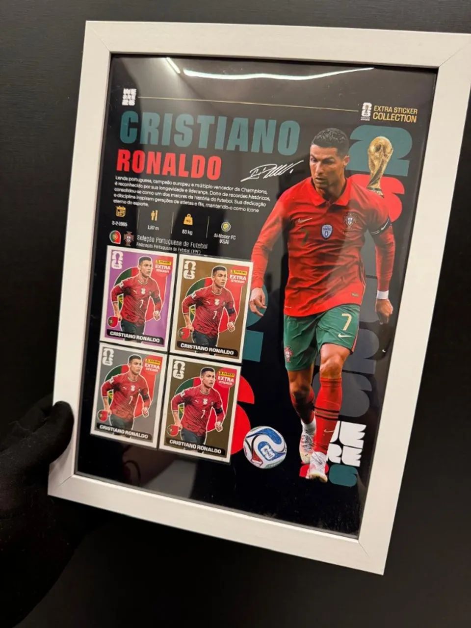 QUADRO LEGENDS 2026 CRISTIANO RONALDO CR7 - Foto 2