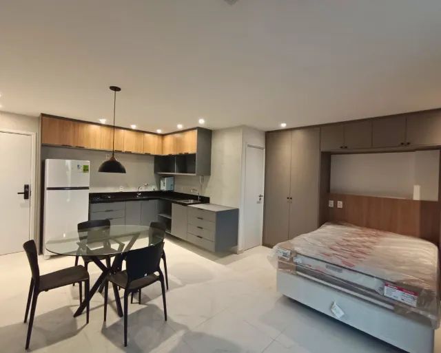 Apartamento Studio, Guararapes, 01 Quarto - Mobiliado - Foto 4