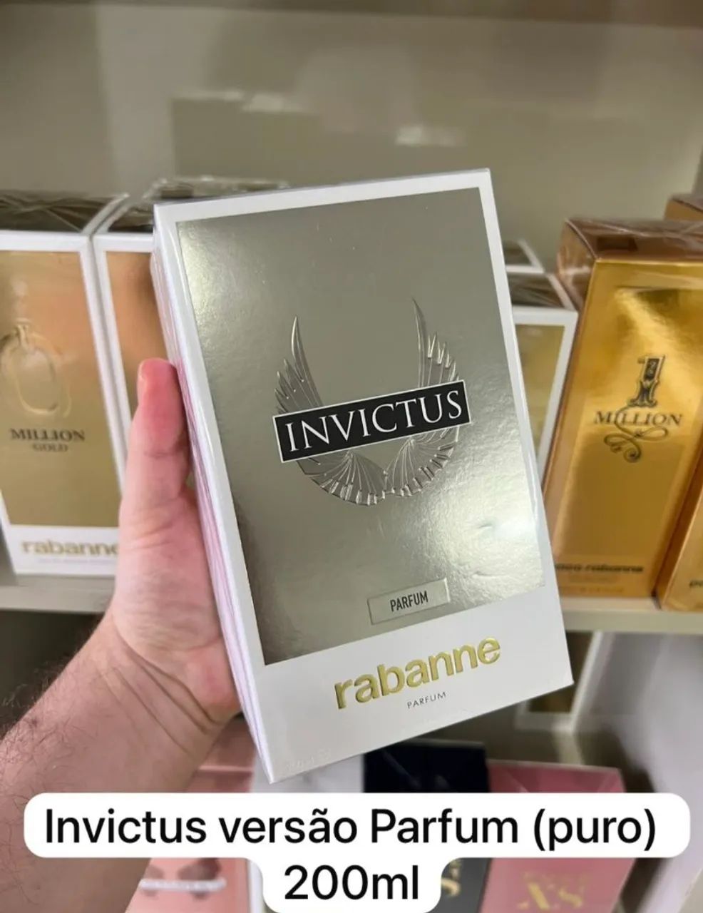 Perfume Invictus parfum 200 ml lacrado 