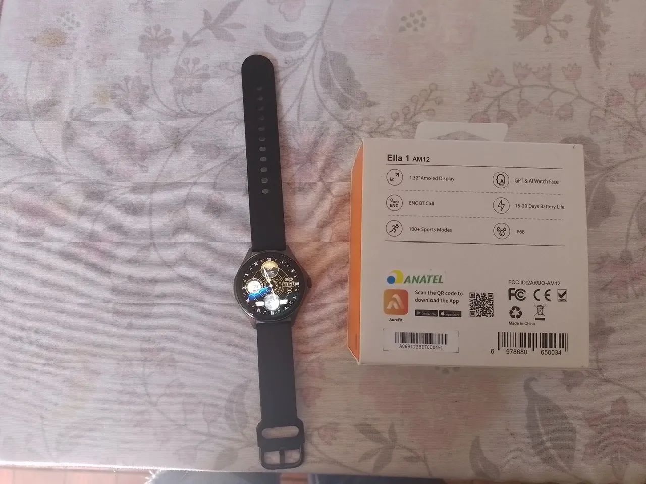Vendo relógio aura fit smartwatch  - Foto 2
