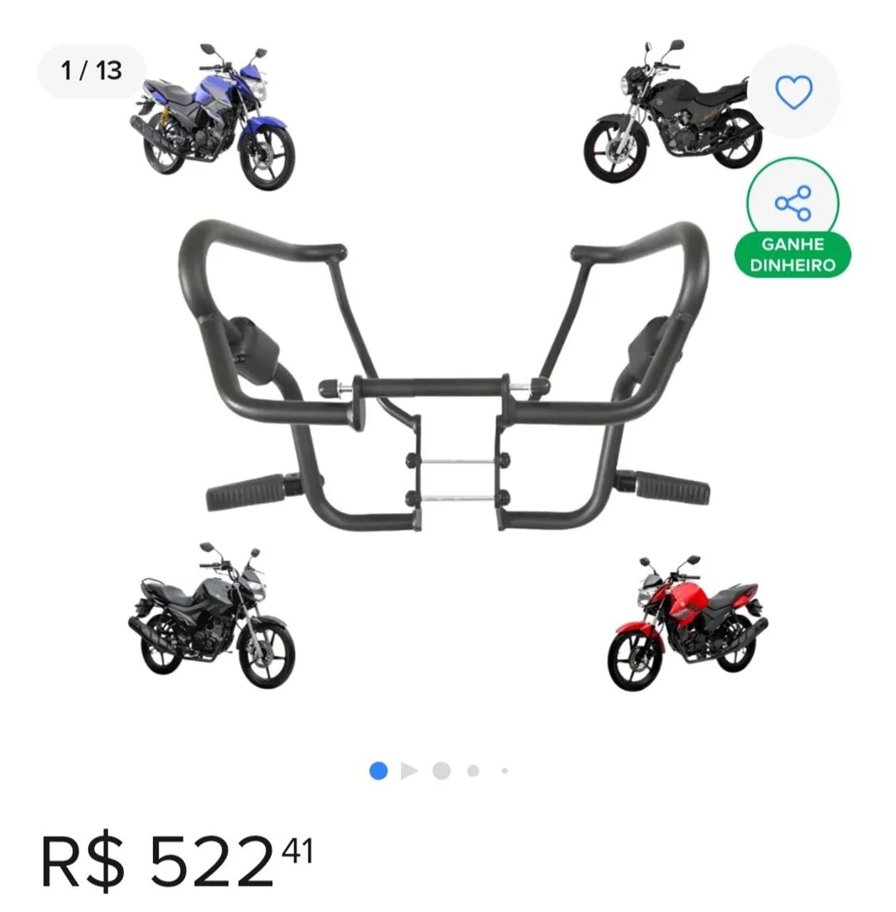 Protetor de carenagem factor e fazer 150