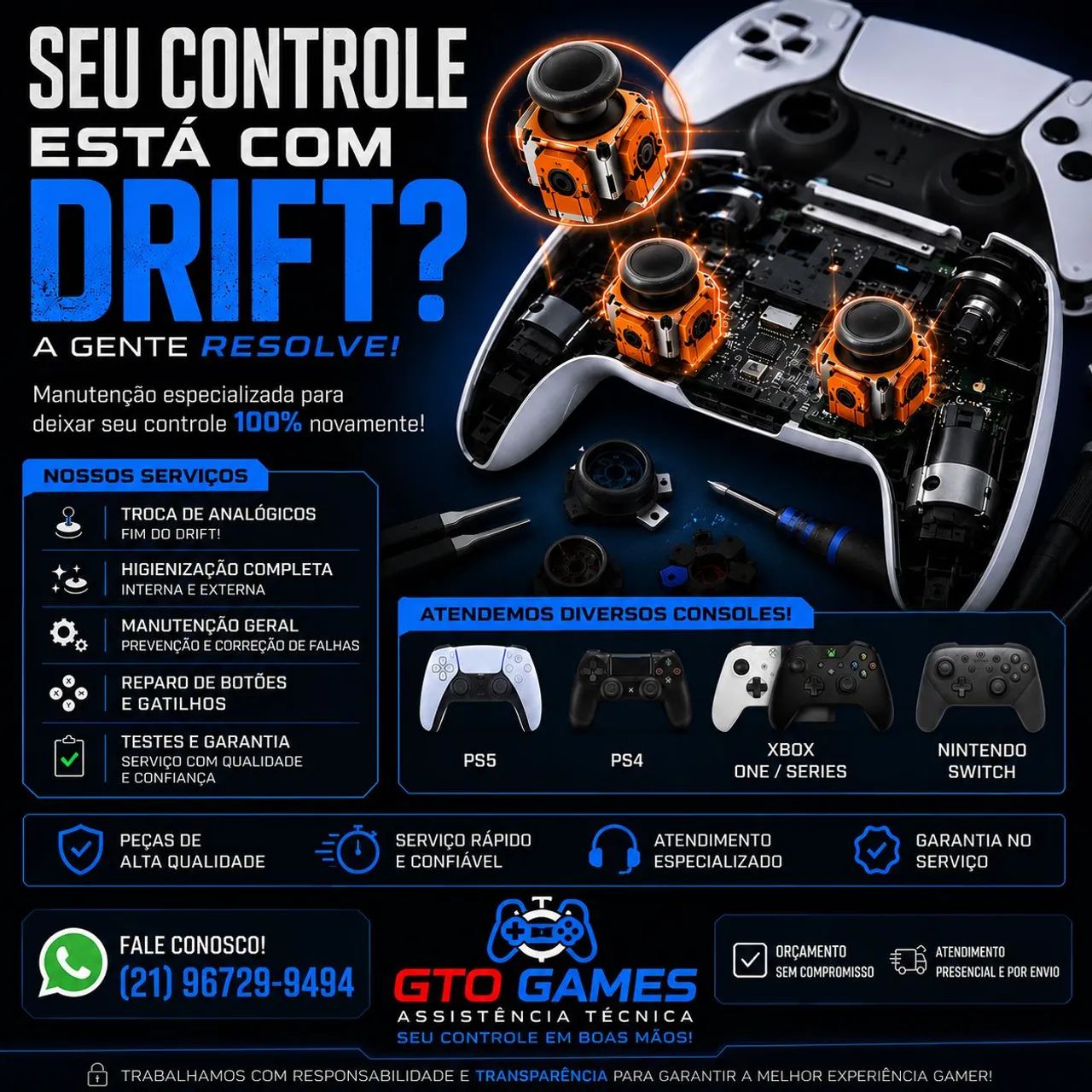 Manutenção de controles 