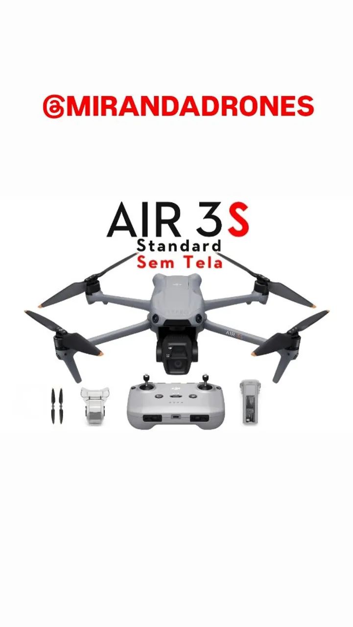 DRONE DJI AIR 3S STANDARD LACRADO PRONTA ENTREGA.  - Foto 3