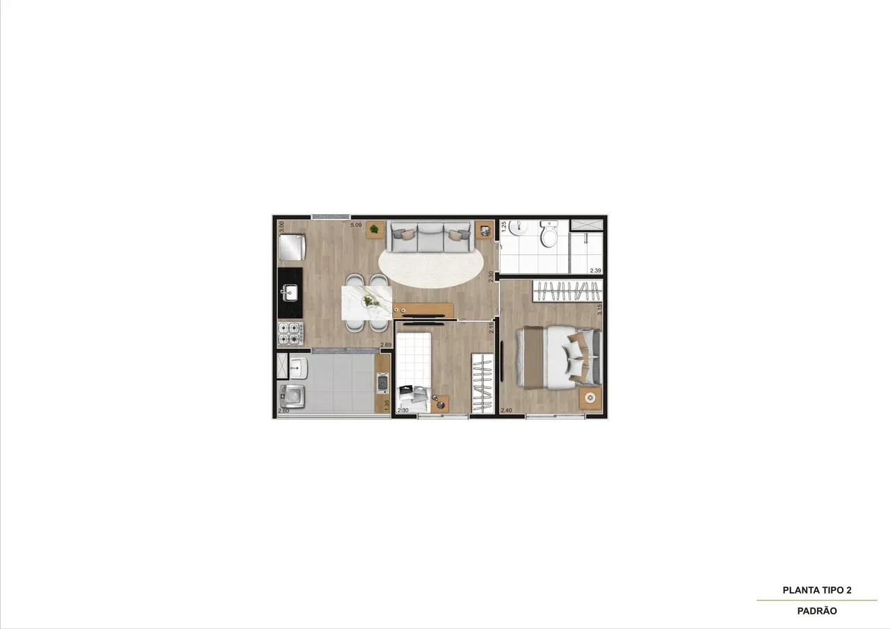 PLANTA 37m²