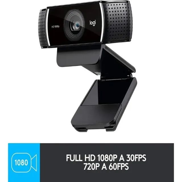 Webcam Logitech C922 Full HD Pro Stream 1080p Nova - Lacrada - Foto 2