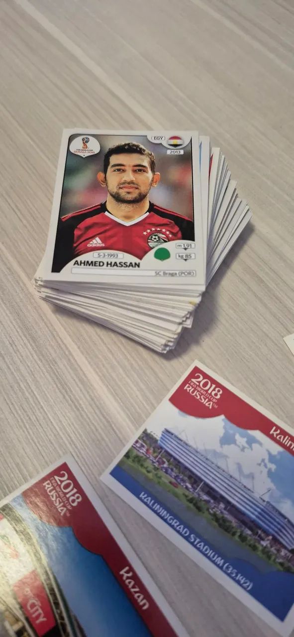 Figurinhas Copa do Mundo 2018 Rússia 