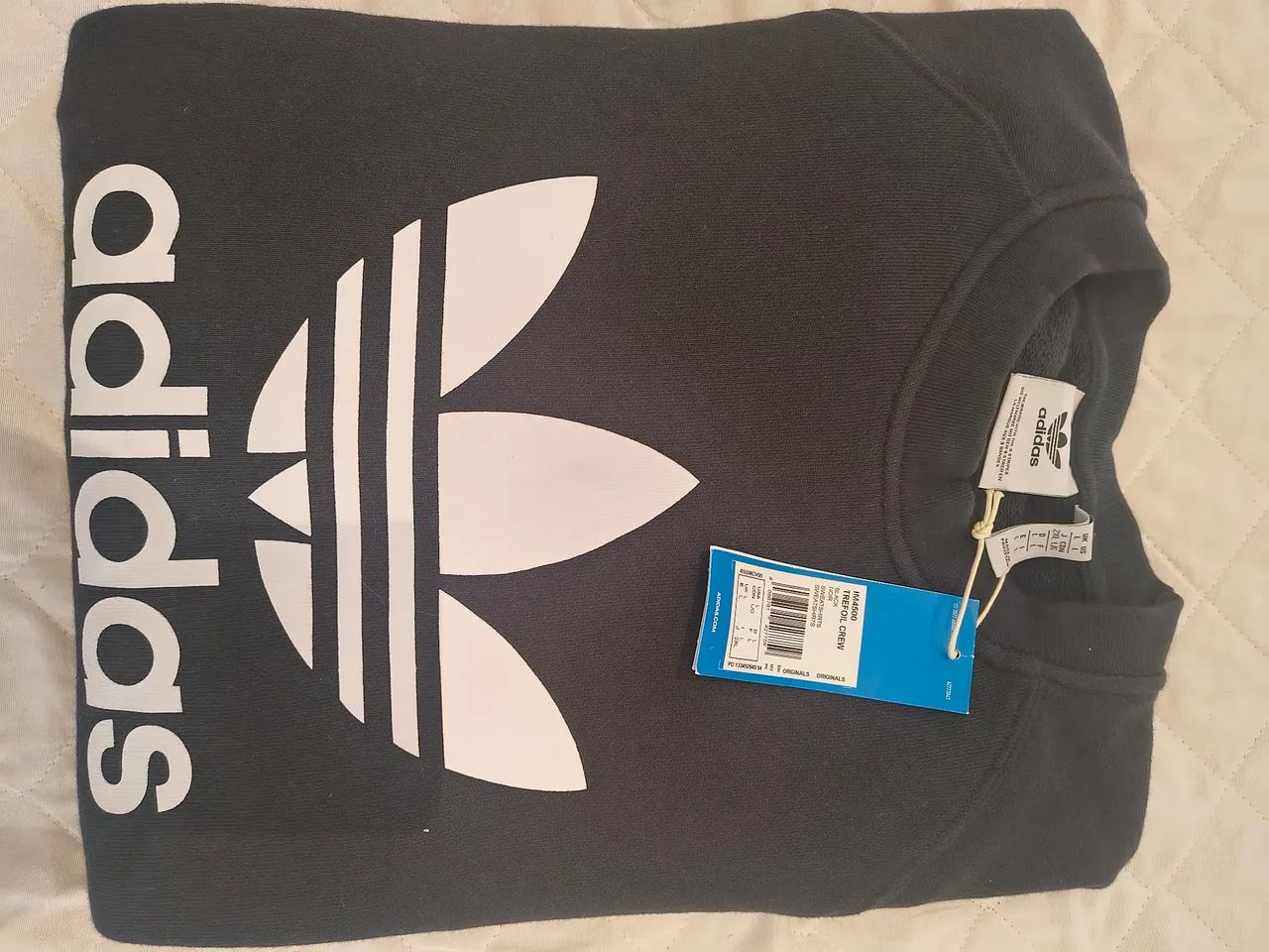 Moletom preto Adidas ORIGINAL e NOVO  - Foto 3