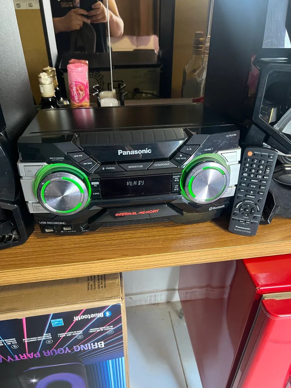 Mini System Panasonic 1800w vendo ou troco 