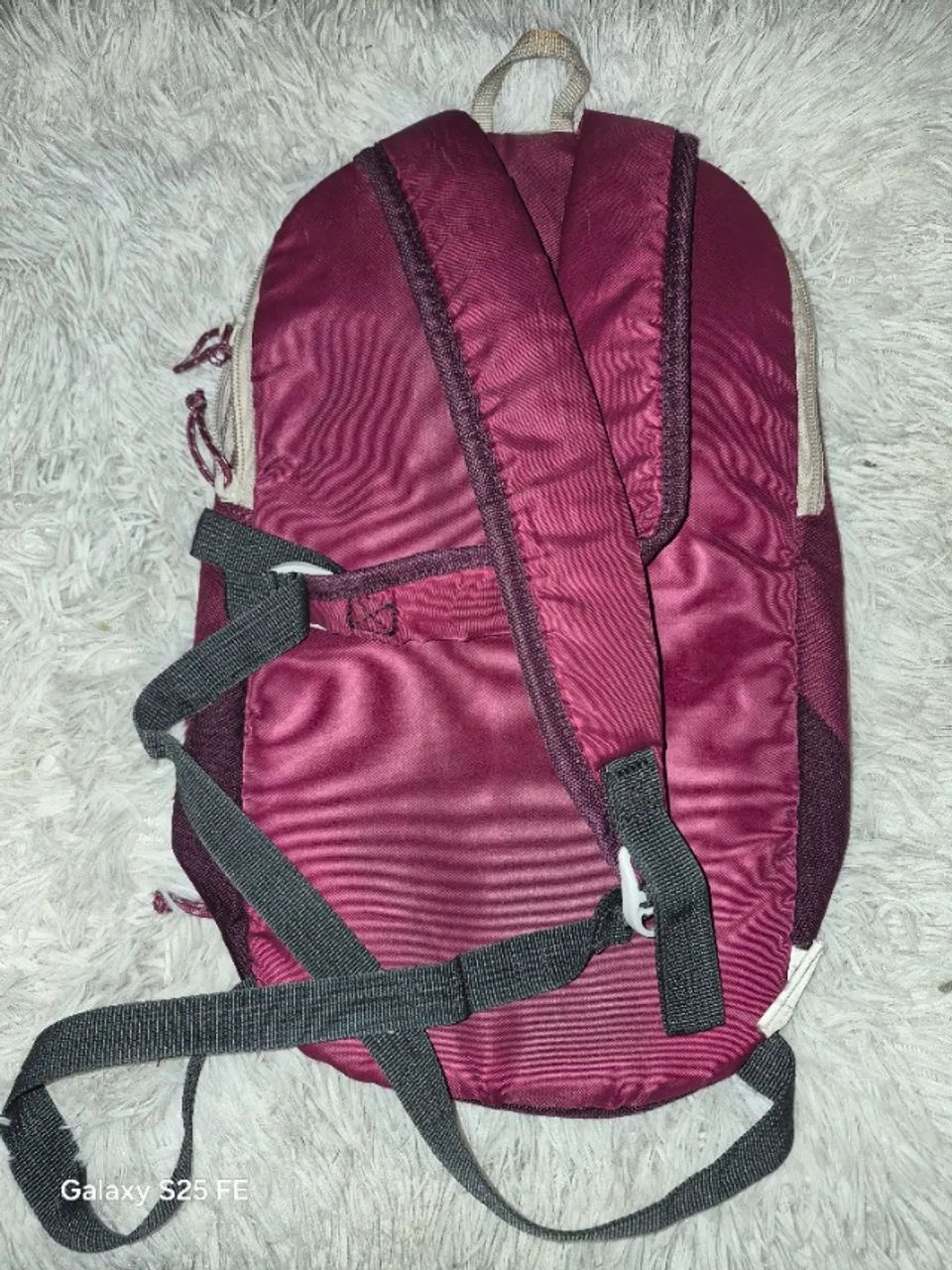 mochila cor rosa escuro  - Foto 5