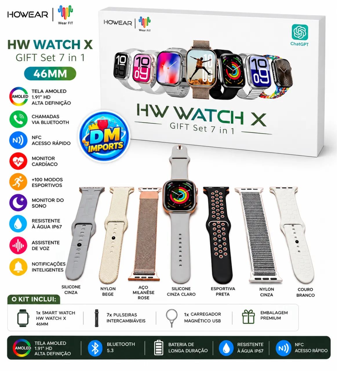 Smartwatch Hw watch X