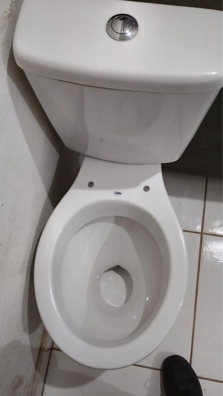 Vendo Vaso Sanitário com Caixa Acoplada celite