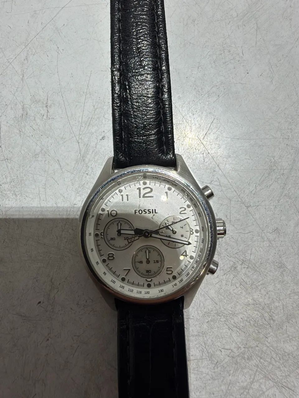 Relogio fóssil chronografo 