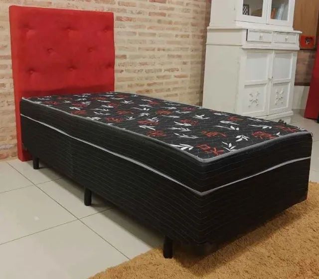 Cama Box Solteiro de Espuma Confortável Frete Grátis e Entrega em 24h