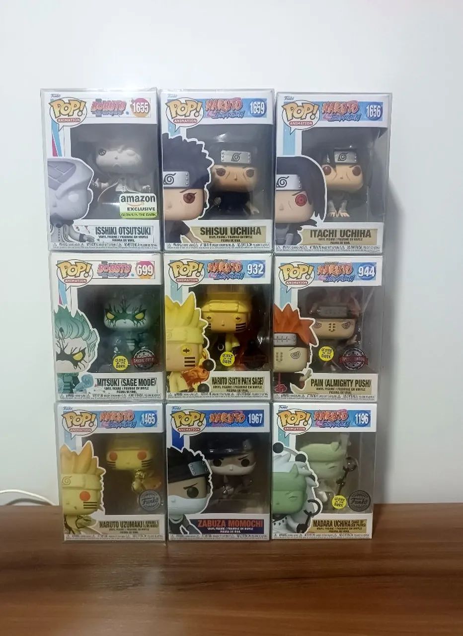 Funkos - Naruto e Boruto
