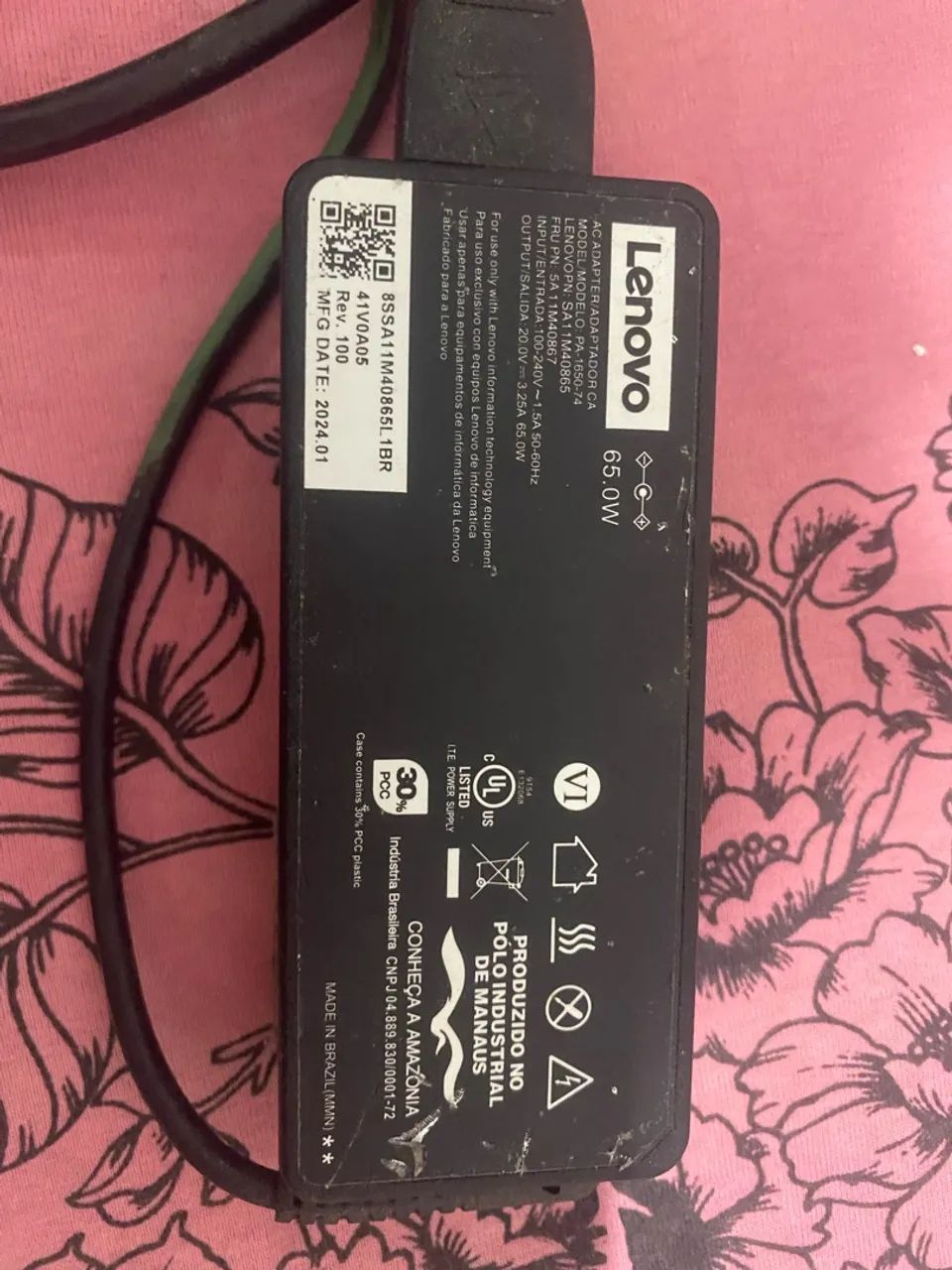 Fonte de notebook Lenovo 