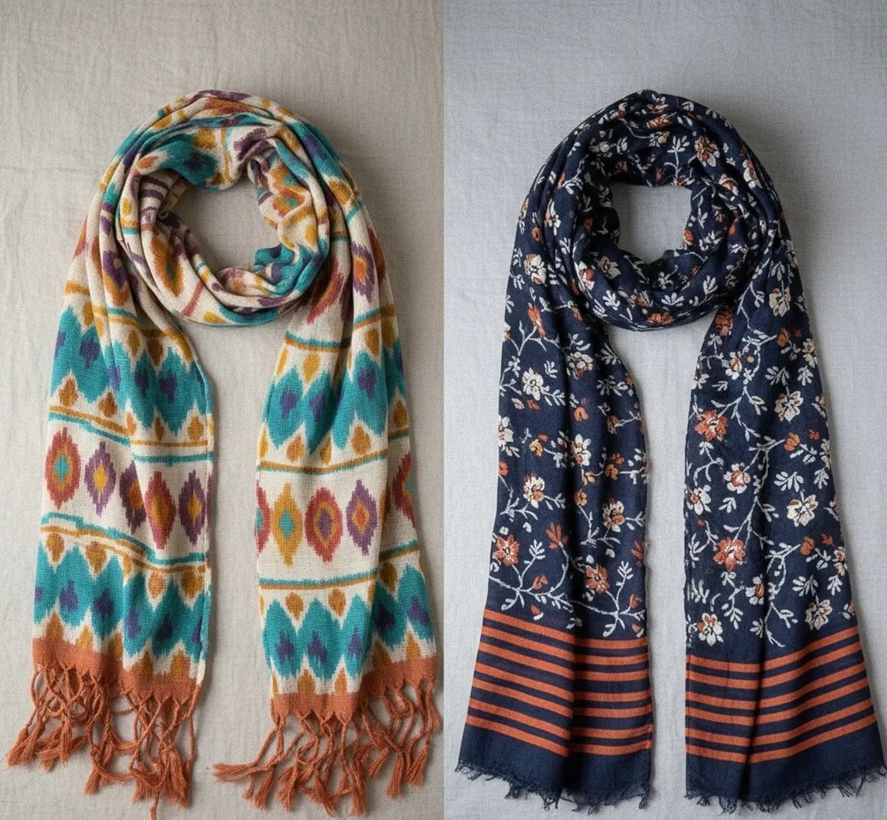 Kit 2 Lenços Cachecol Hering  - Foto 2