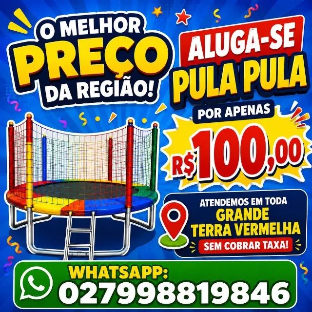 Aluga-se Pula Pula 2,44mt Promoção 