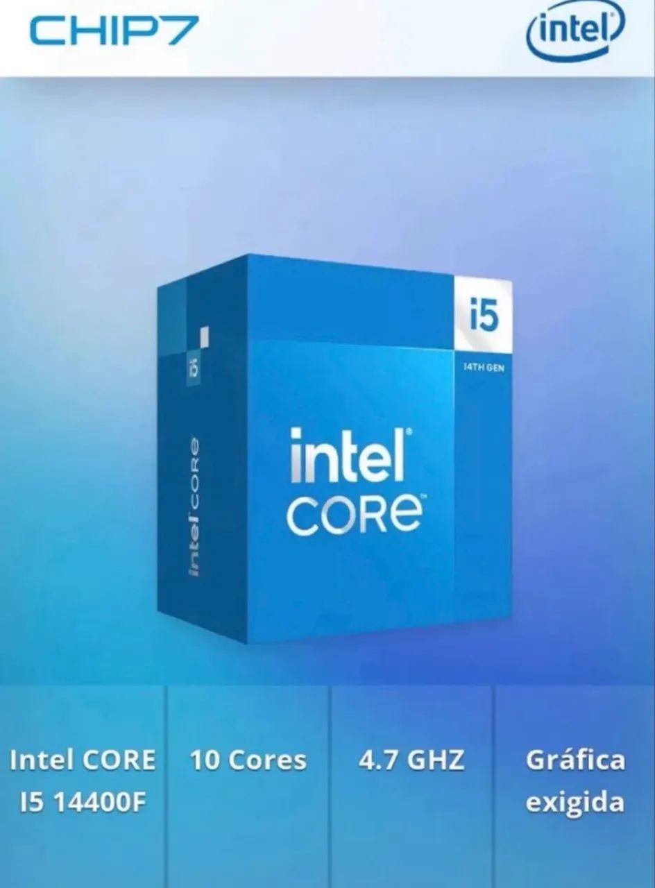 Processador Intel Core I5-14400f 10 Núcleos Até 4,7 Ghz