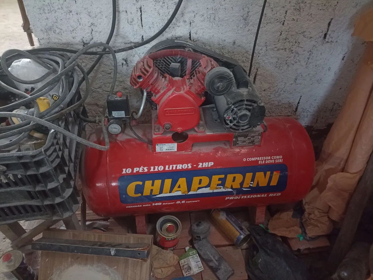 Compressor de ar 110 litros 4 meses de uso  - Foto 3