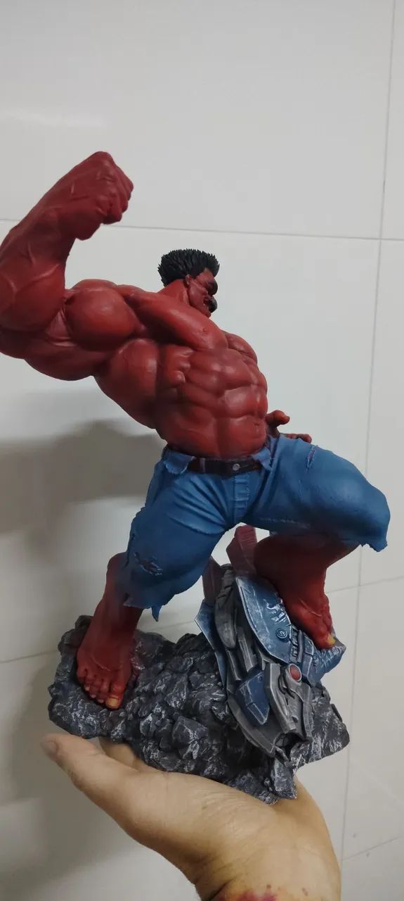 Hulk vermelho impressão 3d resina  - Foto 3