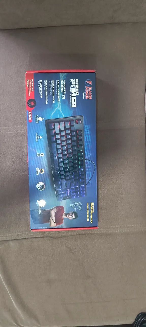 Teclado Mecânico Flakes Power (Switch Red) - Foto 3