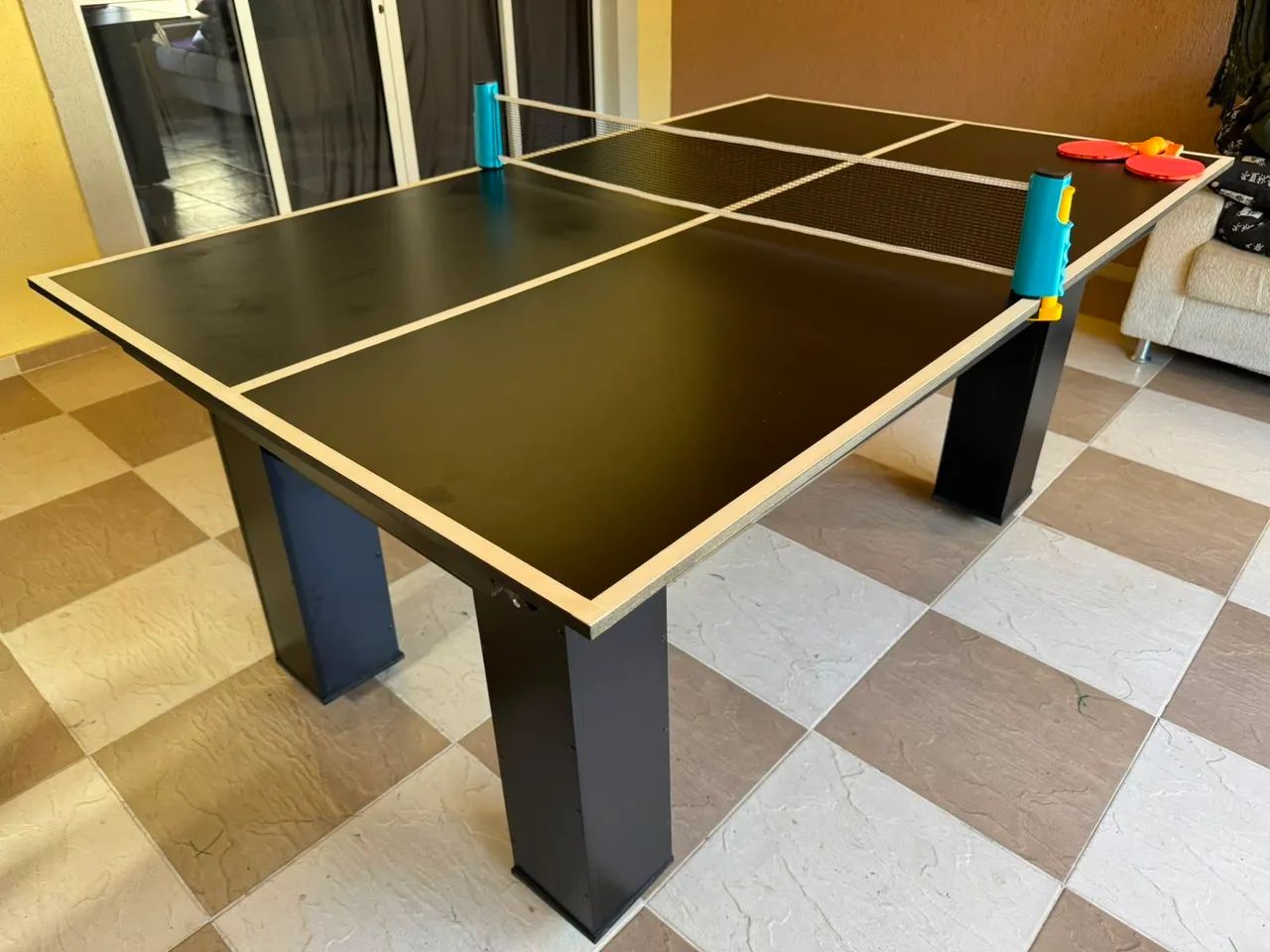 Mesa de bilhar  Temos Pebolim e Ping Pong  - Foto 4
