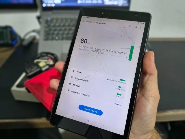 Samsung Galaxy Tab A T290 funcionando perfeitamente! Com carregador, caixa e capa - Foto 3