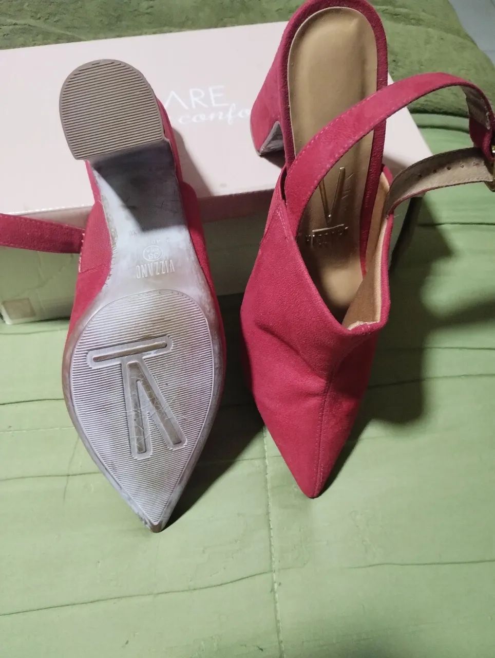 Mule Vermelha com Fivela de Couro!  - Foto 5
