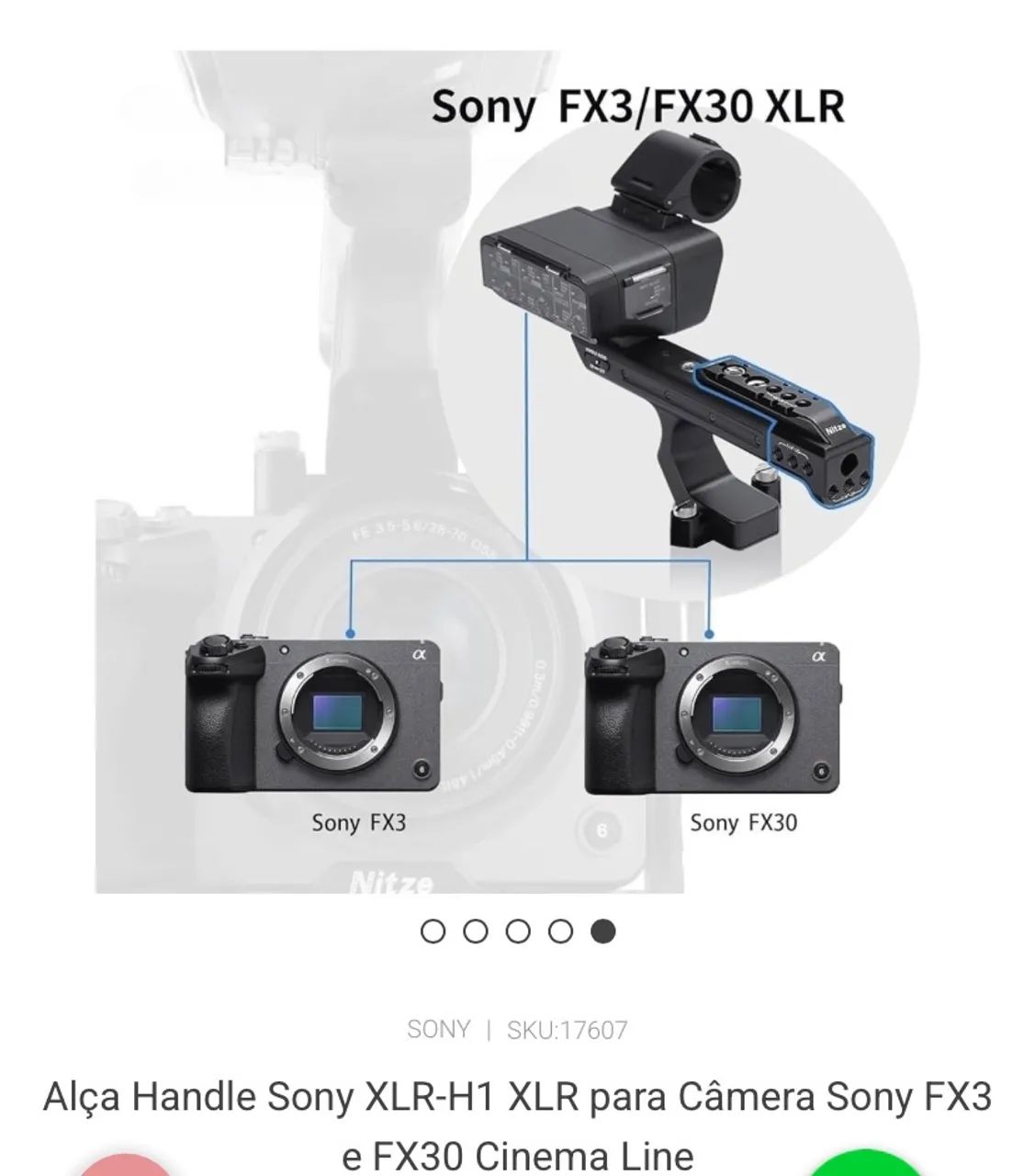 Handle de áudio Sony XLR-H1 - Microfones e Gravadores - Jardim da