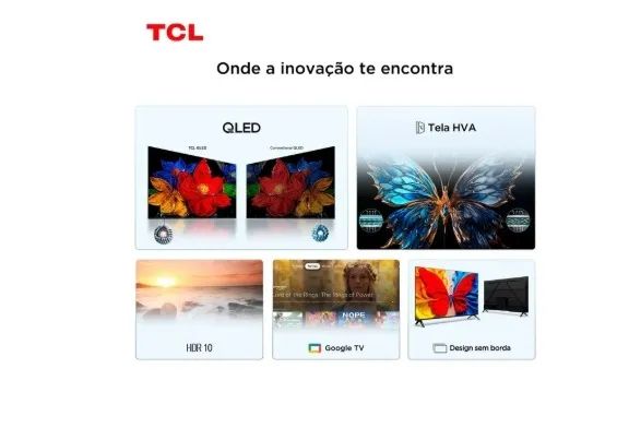 Smart TV 40" TCL Full HD QLED 40S5K Google TV - Foto 2
