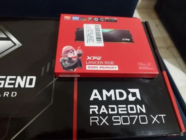 VENDO OU TROCO RX 9070XT+ KIT DDDR5 32GB XPG LANCER 6000MHZ - Foto 2