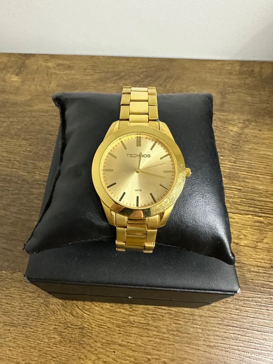 RELÓGIO TECHNOS CLASSIC STEEL ORIGINAL DOURADO - NOVO E SEM USO - Foto 4
