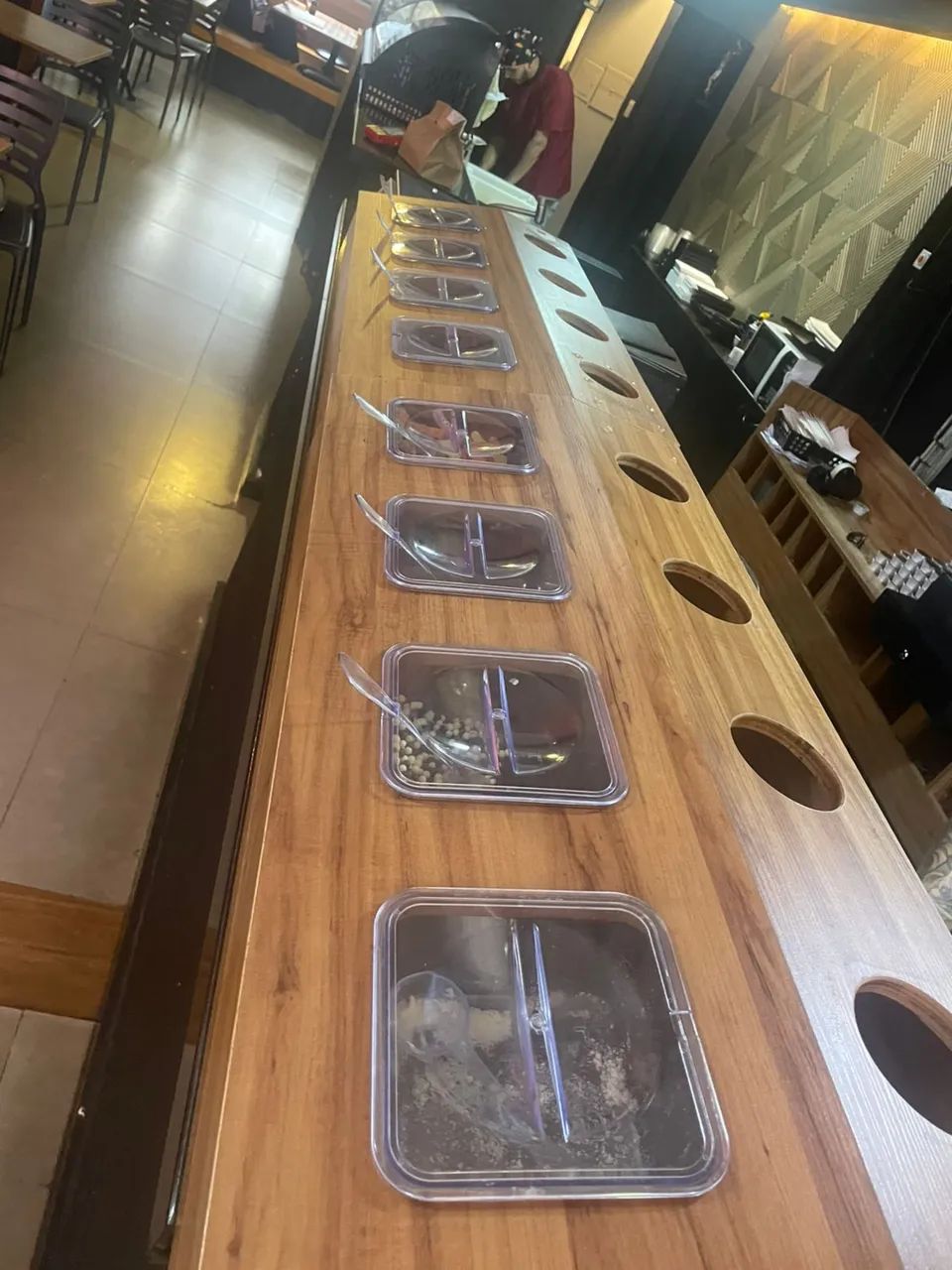 Suporte para complemento e caldas de açaí e sorvete  - Foto 2