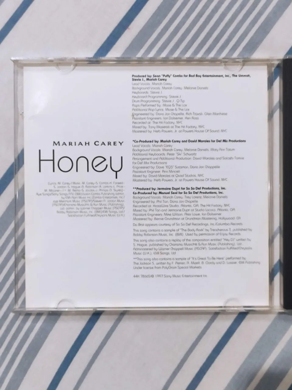 CD Single Mariah Carey Honey Importado - Foto 5