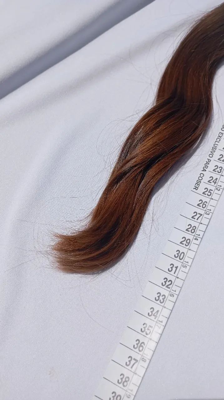 Cabelo Humano Natural Virgem Liso 35 cm - Bem Cuidado - Foto 2
