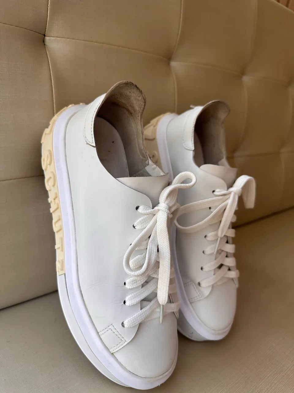 Tênis feminino Schutz Branco, 36 - Foto 4