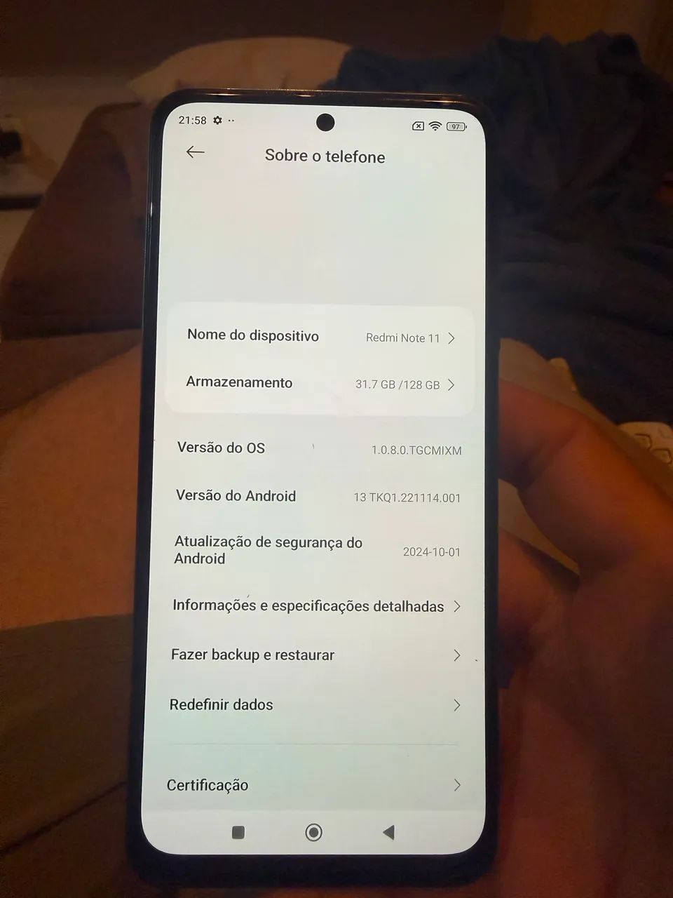 XIAOMI REDMI NOTE 11 128 gb 6bg Ram - Foto 3