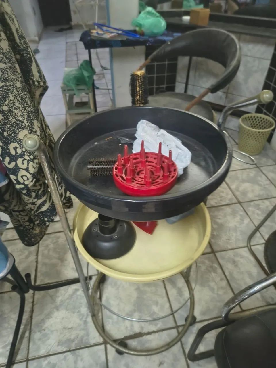 Carrinhos de apoio de salão de beleza