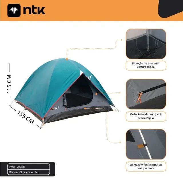 Barraca NTK Cherokee 2/3 lugares 